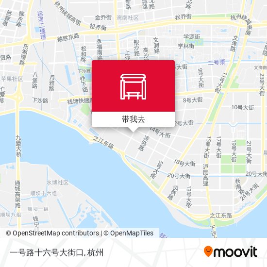 一号路十六号大街口地图