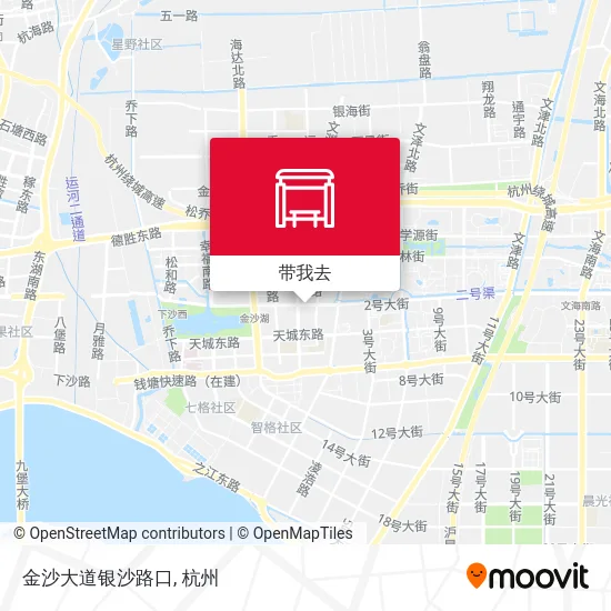 金沙大道银沙路口地图