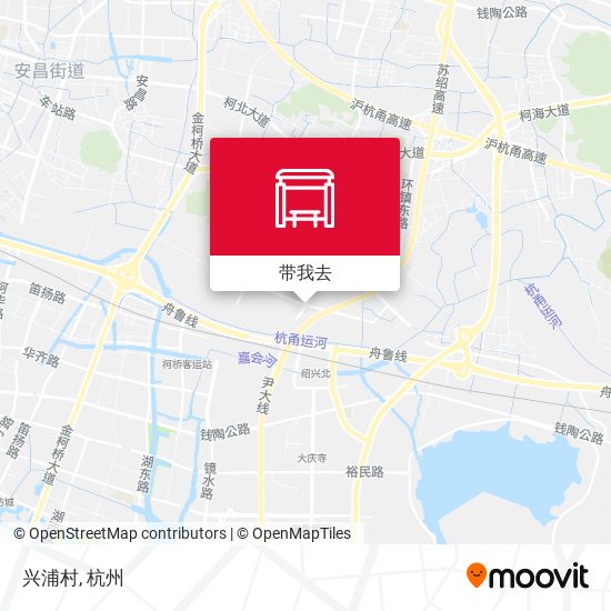兴浦村地图