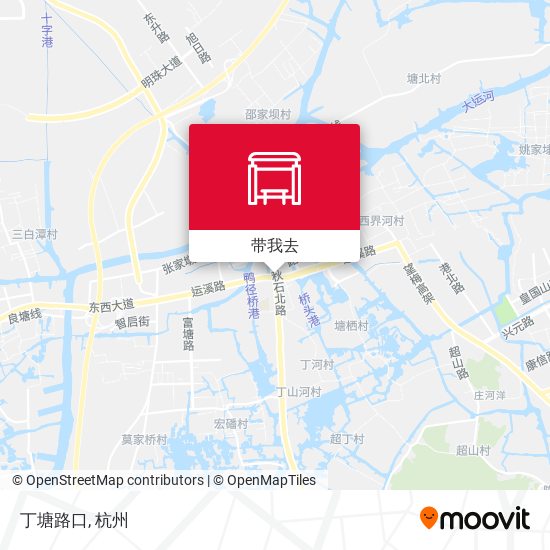 丁塘路口地图