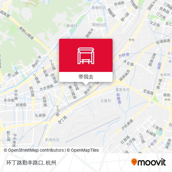 环丁路勤丰路口地图