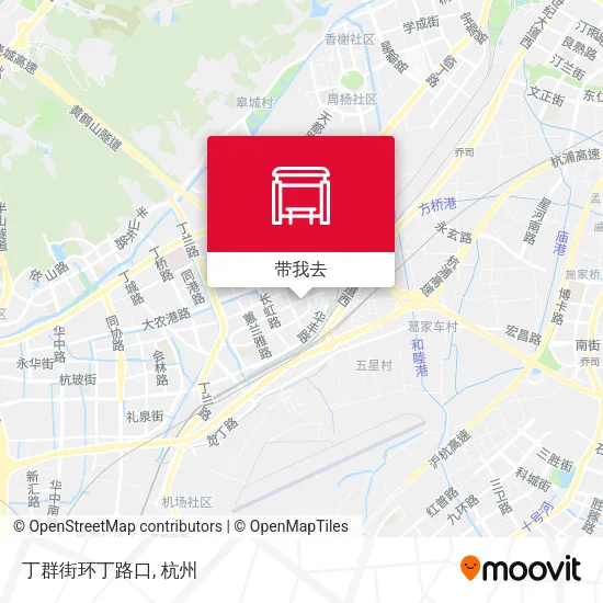 丁群街环丁路口地图