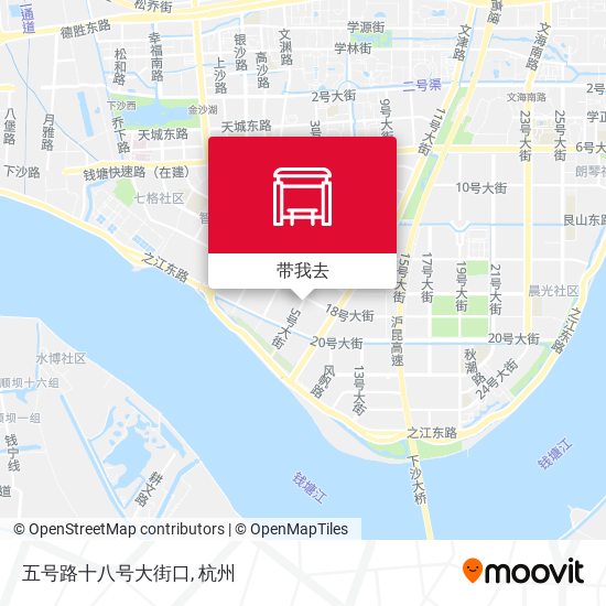 五号路十八号大街口地图