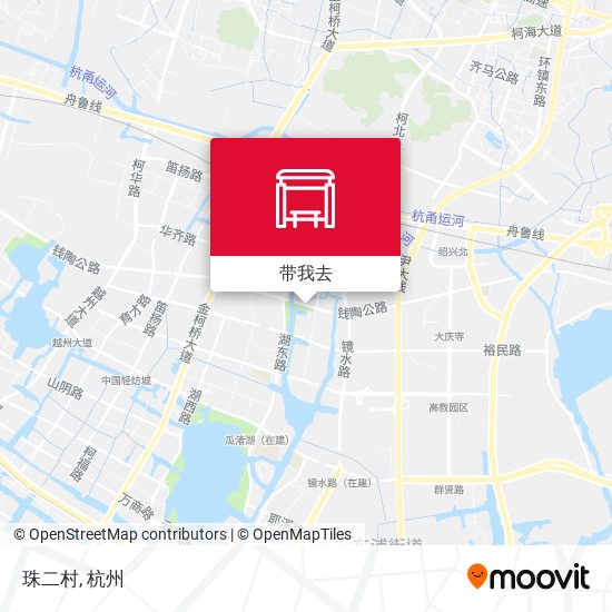 珠二村地图
