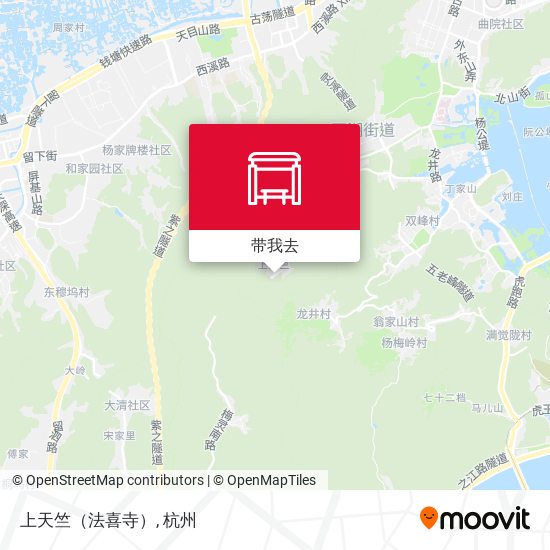 上天竺（法喜寺）地图