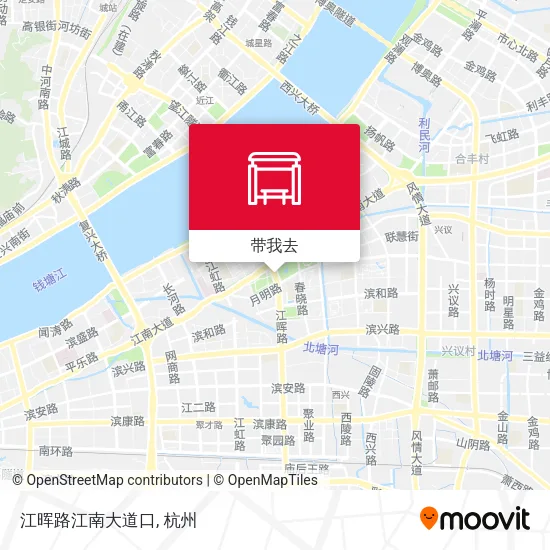 江晖路江南大道口地图