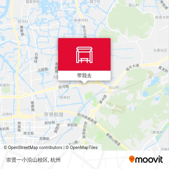 崇贤一小沿山校区地图