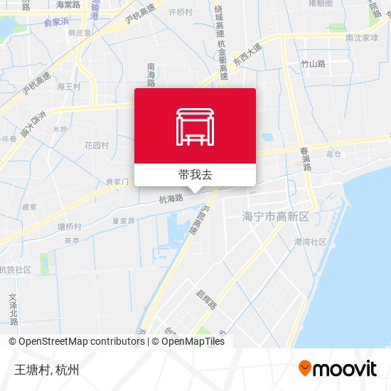 王塘村地图