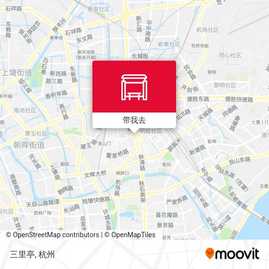 三里亭地图