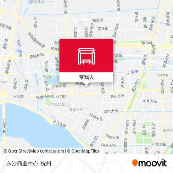 东沙商业中心地图