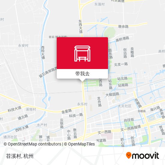 苕溪村地图