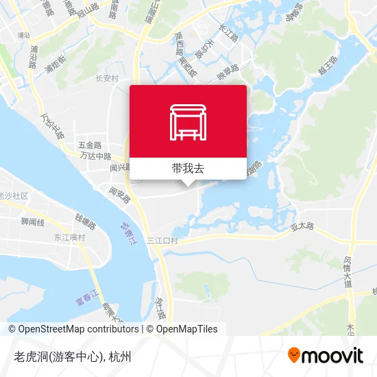 老虎洞(游客中心)地图