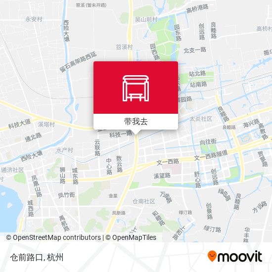 仓前路口地图