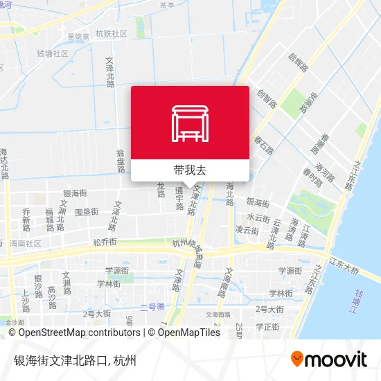 银海街文津北路口地图