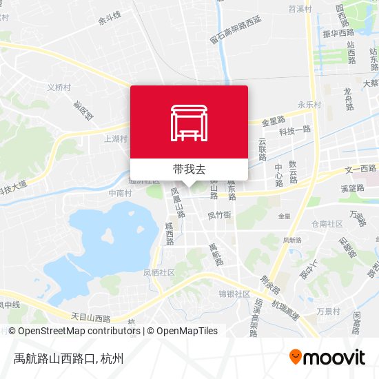 禹航路山西路口地图