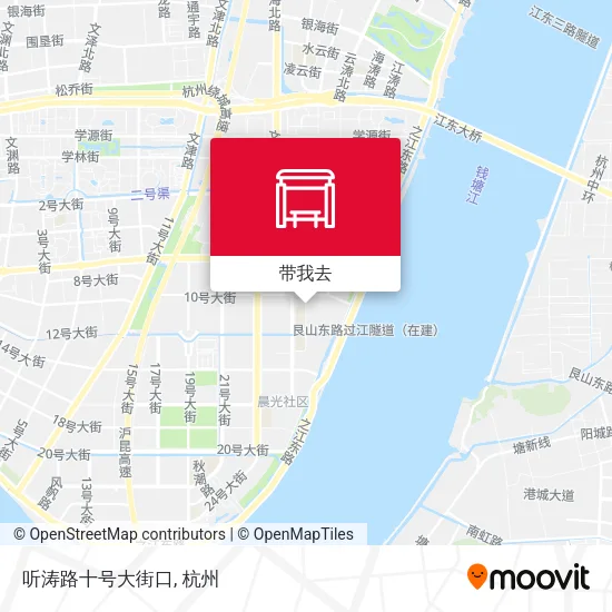听涛路十号大街口地图