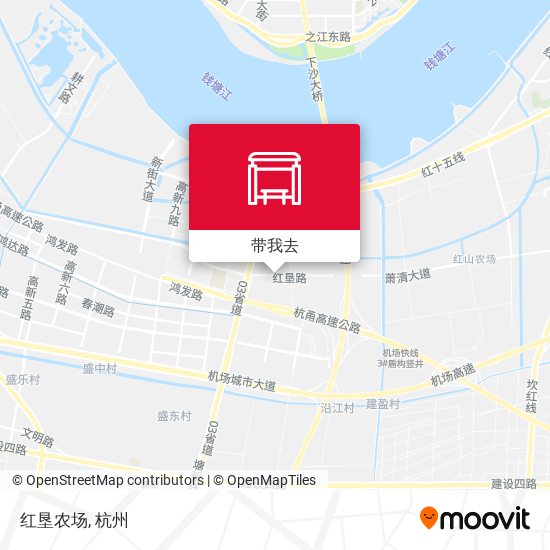 红垦农场地图