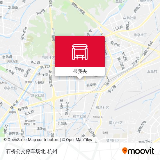 石桥公交停车场北地图