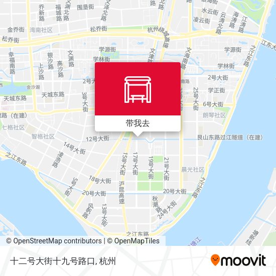 十二号大街十九号路口地图