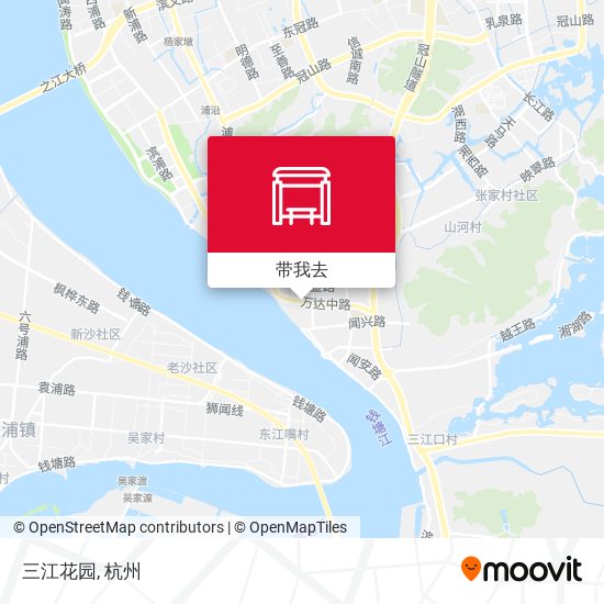 三江花园地图