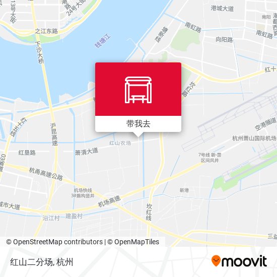 红山二分场地图