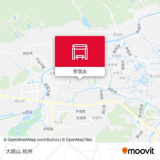 大观山地图