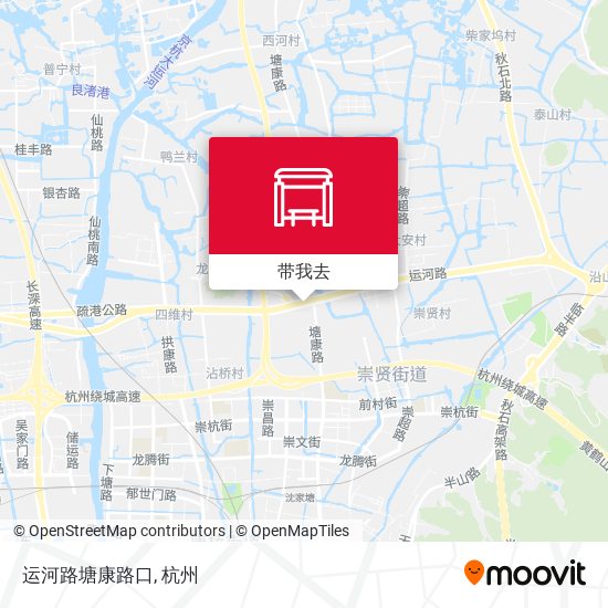 运河路塘康路口地图