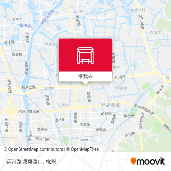 运河路塘康路口地图