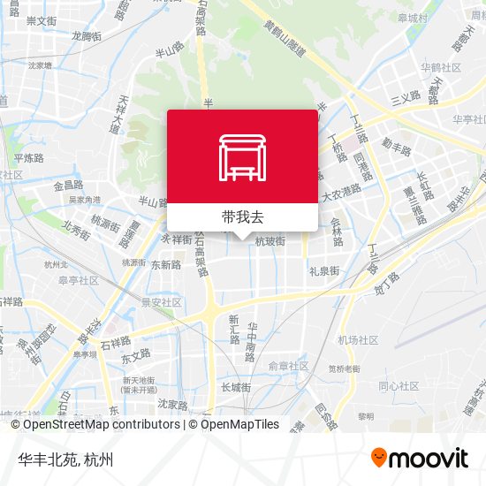 华丰北苑地图