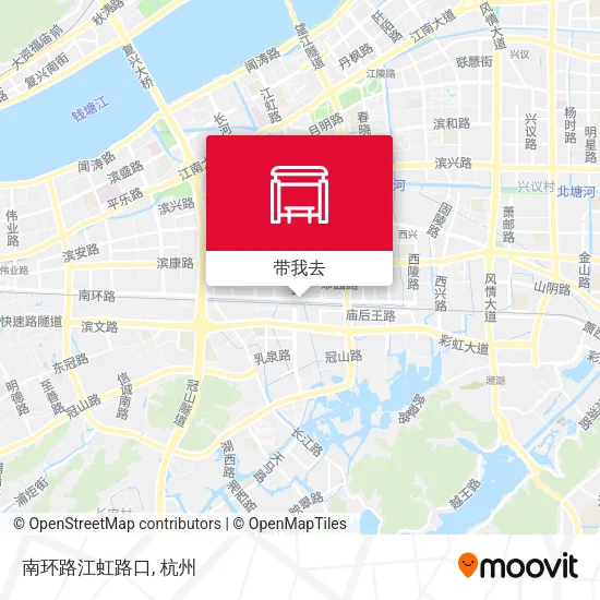 南环路江虹路口地图