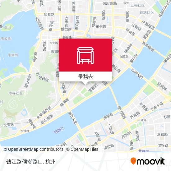 钱江路候潮路口地图