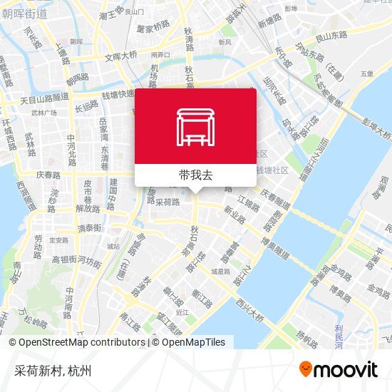采荷新村地图