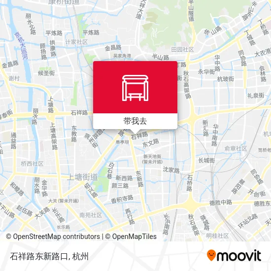 石祥路东新路口地图