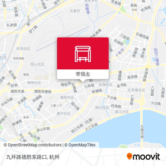 九环路德胜东路口地图