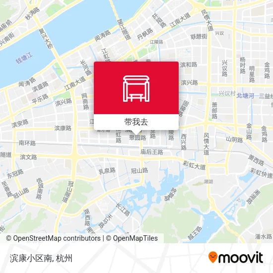 滨康小区南地图