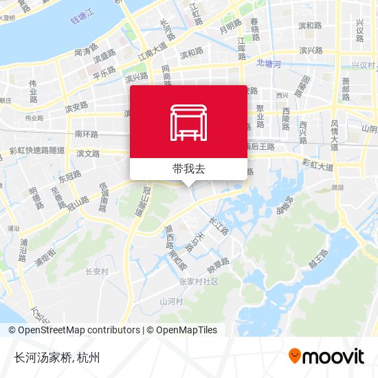 长河汤家桥地图