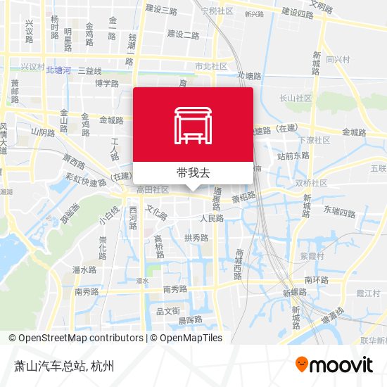 萧山汽车总站地图
