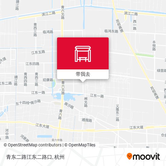 青东二路江东二路口地图