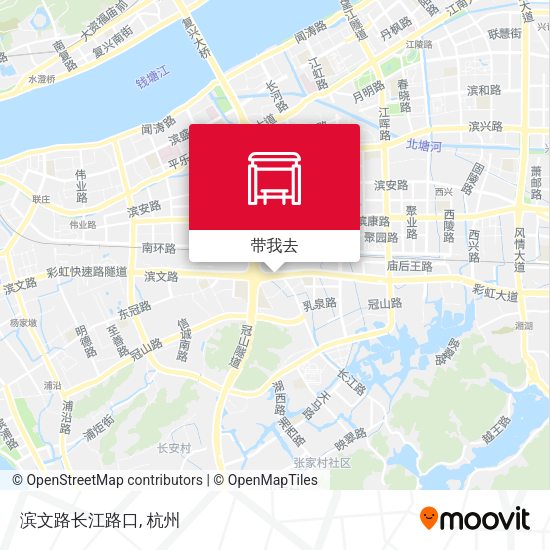 滨文路长江路口地图