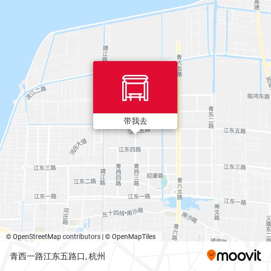 青西一路江东五路口地图