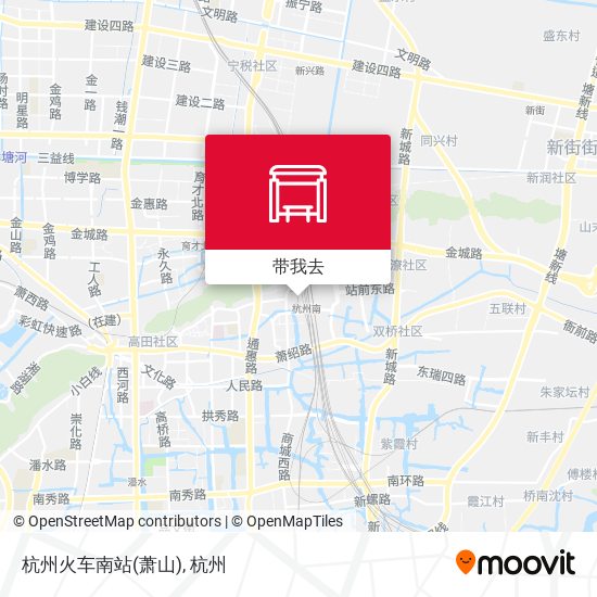 杭州火车南站(萧山)地图