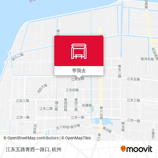 江东五路青西一路口地图
