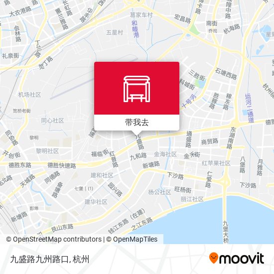 九盛路九州路口地图