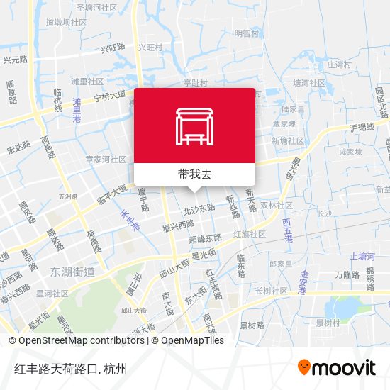 红丰路天荷路口地图
