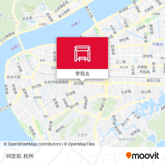 祠堂前地图