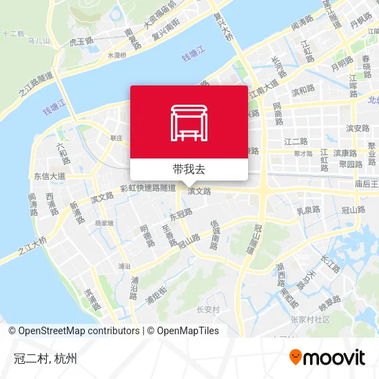 冠二村地图