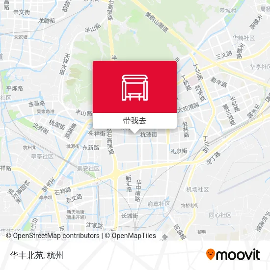 华丰北苑地图
