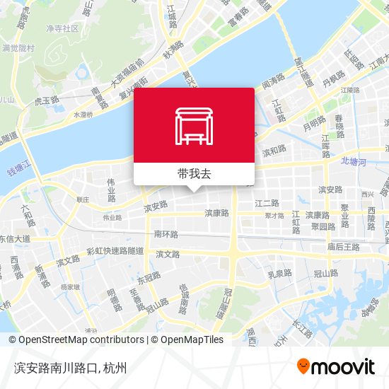 滨安路南川路口地图