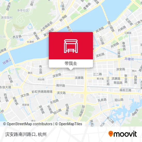 滨安路南川路口地图