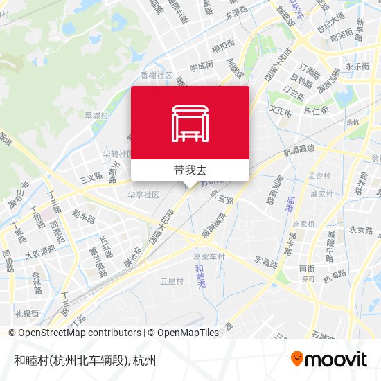 和睦村(杭州北车辆段)地图